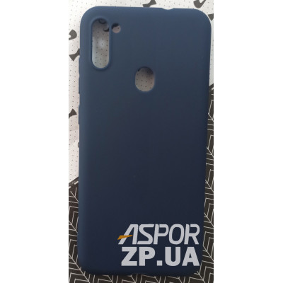 Накладка SMTT Soft Touch для Samsung A11/A115 в тех. упаковці- синій Накладка SMTT Soft Touch для Samsung A11/A115 в тех. упаковці- синій