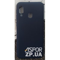 Накладка SMTT Soft Touch для Samsung A20E/A202 в тех. упаковці- синій Накладка SMTT Soft Touch для Samsung A20E/A202 в тех. упаковці- синій