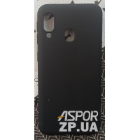 Накладка SMTT Soft Touch для Samsung A20E/A202 в тех. упаковці- чорний