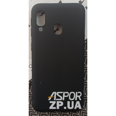 Накладка SMTT Soft Touch для Samsung A20E/A202 в тех. упаковці- чорний Накладка SMTT Soft Touch для Samsung A20E/A202 в тех. упаковці- чорний