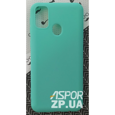 Накладка SMTT Soft Touch для Samsung M21/M215/M30s/M307 в тех. упаковці- бірюзовий Накладка SMTT Soft Touch для Samsung M21/M215/M30s/M307 в тех. упаковці- бірюзовий