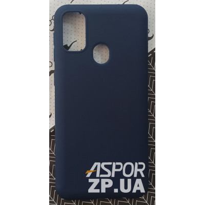 Накладка SMTT Soft Touch для Samsung M21/M215/M30s/M307 в тех. упаковці- синій Накладка SMTT Soft Touch для Samsung M21/M215/M30s/M307 в тех. упаковці- синій