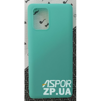 Накладка SMTT Soft Touch для Samsung S10 Lite 2020 в тех. упаковці- бірюзовий Накладка SMTT Soft Touch для Samsung S10 Lite 2020 в тех. упаковці- бірюзовий