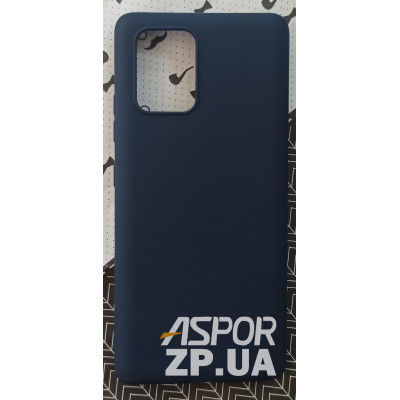 Накладка SMTT Soft Touch для Samsung S10 Lite 2020 в тех. упаковці- синій Накладка SMTT Soft Touch для Samsung S10 Lite 2020 в тех. упаковці- синій