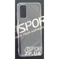 Накладка SMTT Soft Touch для Samsung S20 в тех. упаковці- прозорий