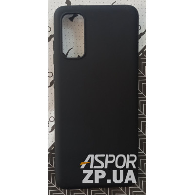 Накладка SMTT Soft Touch для Samsung S20 в тех. упаковці- чорний Накладка SMTT Soft Touch для Samsung S20 в тех. упаковці- чорний