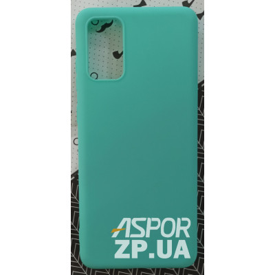 Накладка SMTT Soft Touch для Samsung S20 Plus в тех. упаковці- бірюзовий Накладка SMTT Soft Touch для Samsung S20 Plus в тех. упаковці- бірюзовий
