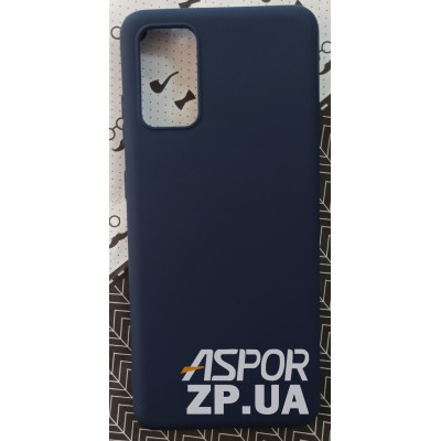 Накладка SMTT Soft Touch для Samsung S20 Plus в тех. упаковці- синій Накладка SMTT Soft Touch для Samsung S20 Plus в тех. упаковці- синій