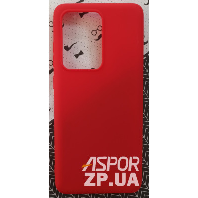 Накладка SMTT Soft Touch для Samsung S20 Ultra в тех. упаковці- червоний Накладка SMTT Soft Touch для Samsung S20 Ultra в тех. упаковці- червоний