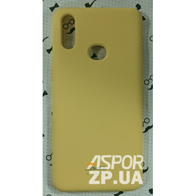 Накладка (з мікрофіброю) Silk SMTT для Samsung A10S/A107- жовтий
