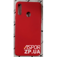 Накладка (з мікрофіброю) Silk SMTT для Samsung A20S/A207- червоний Накладка (з мікрофіброю) Silk SMTT для Samsung A20S/A207- червоний