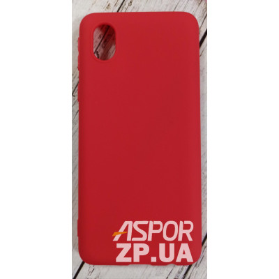 Накладка SMTT Soft Touch для Samsung A01 Core/A013 в тех. упаковці- червоний Накладка SMTT Soft Touch для Samsung A01 Core/A013 в тех. упаковці- червоний