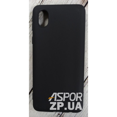 Накладка SMTT Soft Touch для Samsung A01 Core/A013 в тех. упаковці- чорний Накладка SMTT Soft Touch для Samsung A01 Core/A013 в тех. упаковці- чорний