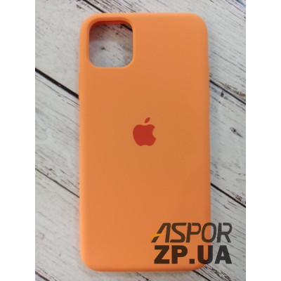Накладка (з мікрофіброю) Silk Original Full Cover для iPhone 11 Pro Max- №48 помаранчевий Накладка (з мікрофіброю) Silk Original Full Cover для iPhone 11 Pro Max- №48 помаранчевий