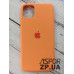 Накладка (з мікрофіброю) Silk Original Full Cover для iPhone 11 Pro Max- №48 помаранчевий