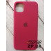 Накладка (з мікрофіброю) Silk Original Full Cover для iPhone 11 Pro Max- №35 світло- бордовий