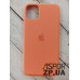 Накладка (з мікрофіброю) Silk Original Full Cover для iPhone 11 Pro Max- №58 темно- помаранчевий