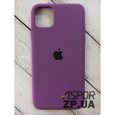 Накладка (з мікрофіброю) Silk Original Full Cover для iPhone 11 Pro Max- №30 темно- фіолетовий Накладка (з мікрофіброю) Silk Original Full Cover для iPhone 11 Pro Max- №30 темно- фіолетовий