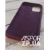 Накладка (з мікрофіброю) Silk Original Full Cover для iPhone 11 Pro- №59 бордовий