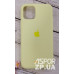 Накладка (з мікрофіброю) Silk Original Full Cover для iPhone 11 Pro- №53 жовтий