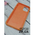 Накладка (з мікрофіброю) Silk Original Full Cover для iPhone 11 Pro- №48 помаранчевий