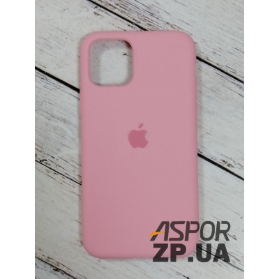 Накладка (з мікрофіброю) Silk Original Full Cover для iPhone 11 Pro- №6 рожевий Накладка (з мікрофіброю) Silk Original Full Cover для iPhone 11 Pro- №6 рожевий