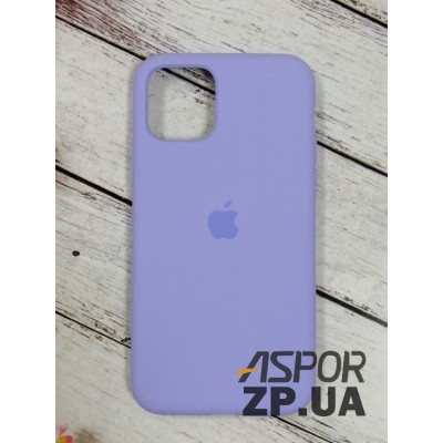 Накладка (з мікрофіброю) Silk Original Full Cover для iPhone 11 Pro- бузковий Накладка (з мікрофіброю) Silk Original Full Cover для iPhone 11 Pro- бузковий