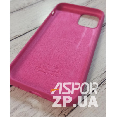Накладка (з мікрофіброю) Silk Original Full Cover для iPhone 11 Pro- №54 сливовий