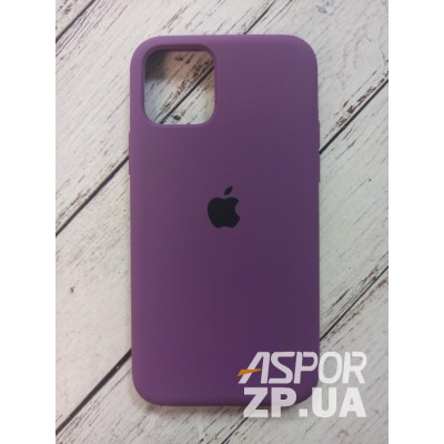 Накладка (з мікрофіброю) Silk Original Full Cover для iPhone 11 Pro- №30 темно- фіолетовий Накладка (з мікрофіброю) Silk Original Full Cover для iPhone 11 Pro- №30 темно- фіолетовий