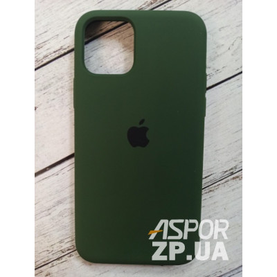 Накладка (з мікрофіброю) Silk Original Full Cover для iPhone 11 Pro- хакі Накладка (з мікрофіброю) Silk Original Full Cover для iPhone 11 Pro- хакі