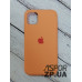 Накладка (з мікрофіброю) Silk Original Full Cover для iPhone 11- №48 помаранчевий
