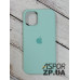 Накладка (з мікрофіброю) Silk Original Full Cover для iPhone 12 mini 5.4`- №47 бірюзовий