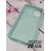 Накладка (з мікрофіброю) Silk Original Full Cover для iPhone 12 mini 5.4`- №47 бірюзовий