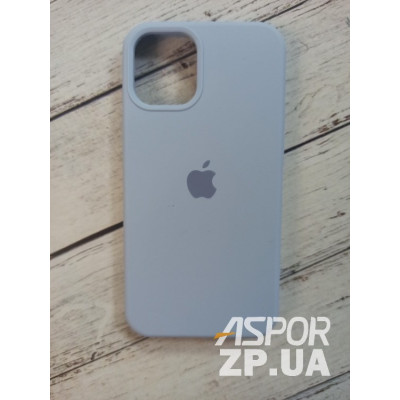 Накладка (з мікрофіброю) Silk Original Full Cover для iPhone 12 mini 5.4`- №5 блакитний Накладка (з мікрофіброю) Silk Original Full Cover для iPhone 12 mini 5.4`- №5 блакитний