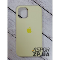 Накладка (з мікрофіброю) Silk Original Full Cover для iPhone 12 mini 5.4`- №53 жовтий