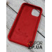 Накладка (з мікрофіброю) Silk Original Full Cover для iPhone 12 mini 5.4`- №14 червоний