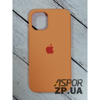 Накладка (з мікрофіброю) Silk Original Full Cover для iPhone 12 mini 5.4`- №48 помаранчевий Накладка (з мікрофіброю) Silk Original Full Cover для iPhone 12 mini 5.4`- №48 помаранчевий