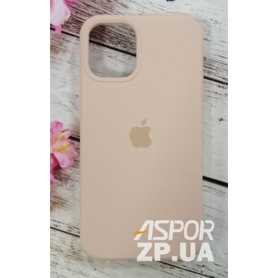 Накладка (з мікрофіброю) Silk Original Full Cover для iPhone 12 mini 5.4`- №19 рожевий пісок Накладка (з мікрофіброю) Silk Original Full Cover для iPhone 12 mini 5.4`- №19 рожевий пісок