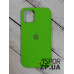 Накладка (з мікрофіброю) Silk Original Full Cover для iPhone 12 mini 5.4`- №31 салатовий