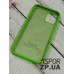 Накладка (з мікрофіброю) Silk Original Full Cover для iPhone 12 mini 5.4`- №31 салатовий