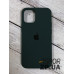 Накладка (з мікрофіброю) Silk Original Full Cover для iPhone 12 mini 5.4`- №60 темно- зелений