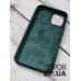 Накладка (з мікрофіброю) Silk Original Full Cover для iPhone 12 mini 5.4`- №60 темно- зелений