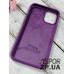 Накладка (з мікрофіброю) Silk Original Full Cover для iPhone 12 mini 5.4`- №30 темно- фіолетовий