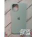 Накладка (з мікрофіброю) Silk Original Full Cover для iPhone 12 Pro Max 6.7`- №17 блідо- бірюзовий