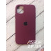 Накладка (з мікрофіброю) Silk Original Full Cover для iPhone 12 Pro Max 6.7`- №59 бордовий