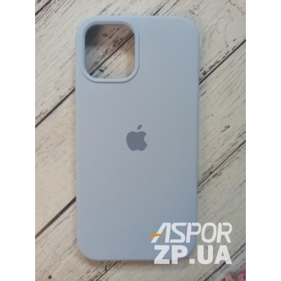 Накладка (з мікрофіброю) Silk Original Full Cover для iPhone 12 Pro Max 6.7`- №5 блакитний Накладка (з мікрофіброю) Silk Original Full Cover для iPhone 12 Pro Max 6.7`- №5 блакитний