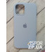 Накладка (з мікрофіброю) Silk Original Full Cover для iPhone 12 Pro Max 6.7`- №5 блакитний