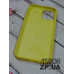 Накладка (з мікрофіброю) Silk Original Full Cover для iPhone 12 Pro Max 6.7`- №53 жовтий