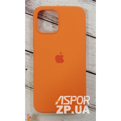 Накладка (з мікрофіброю) Silk Original Full Cover для iPhone 12 Pro Max 6.7`- №2 кораловий Накладка (з мікрофіброю) Silk Original Full Cover для iPhone 12 Pro Max 6.7`- №2 кораловий