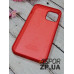 Накладка (з мікрофіброю) Silk Original Full Cover для iPhone 12 Pro Max 6.7`- червоний